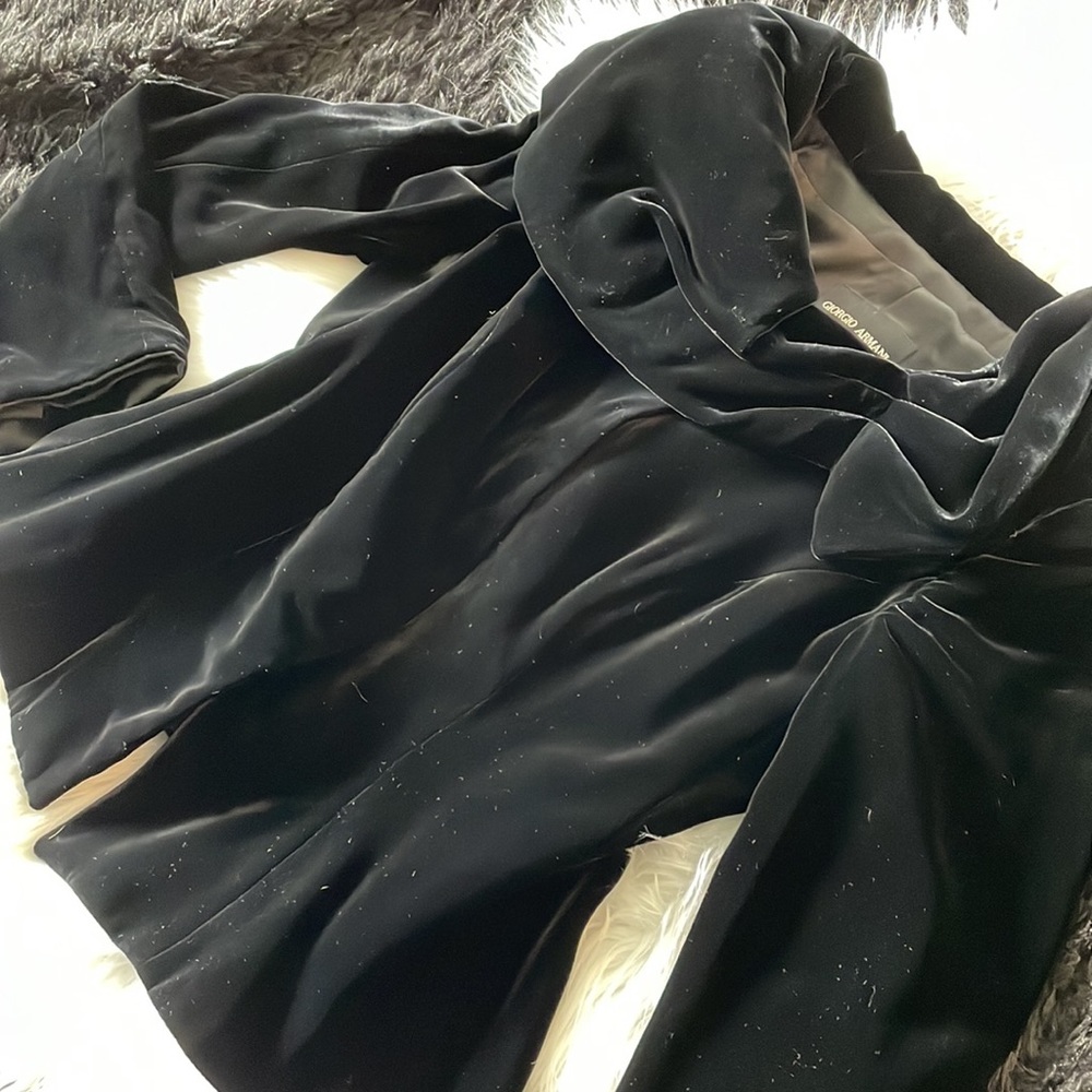 Giorgio Armani velvet jacket